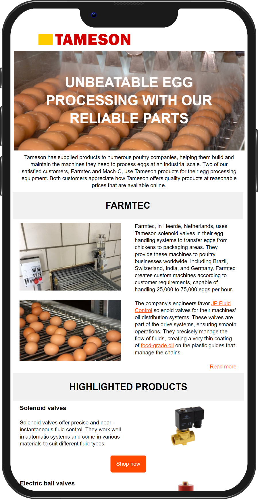 Tameson Newsletter